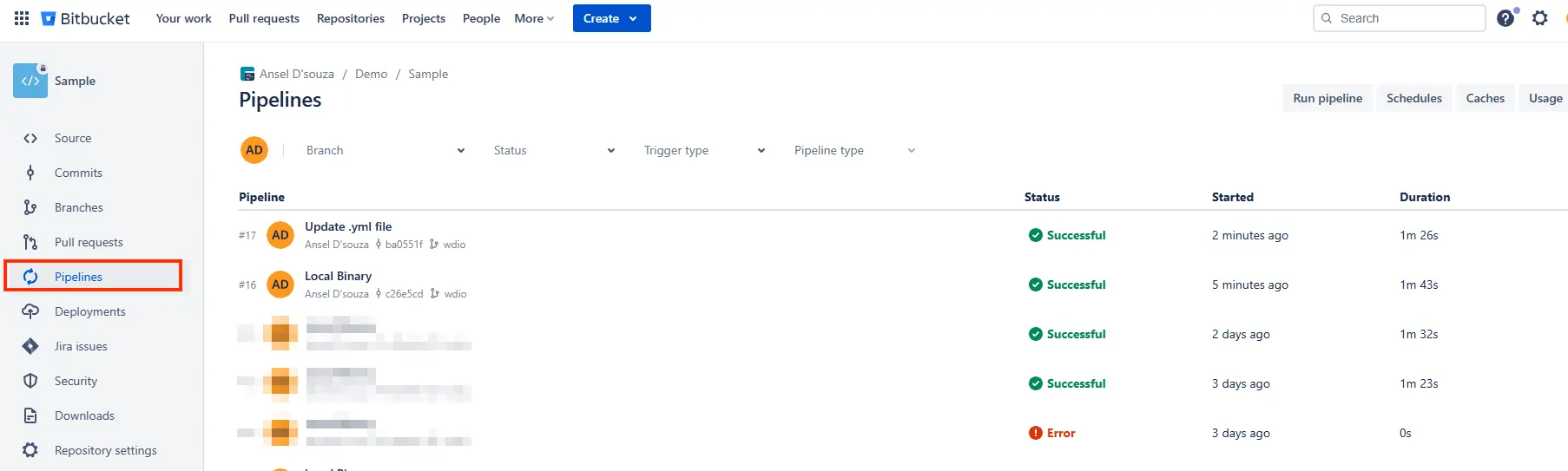 Check build status